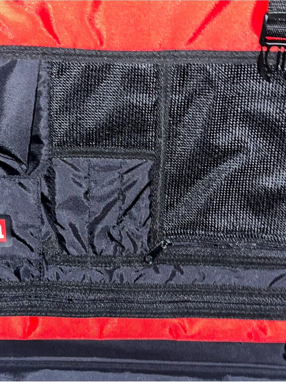 Wilson Red and Black Men's Messenger Bag - Picture 2 of 3